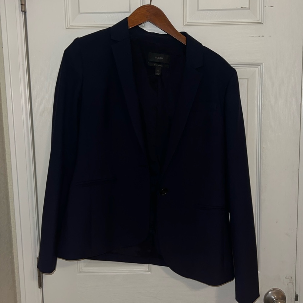 Navy Jcrew Blazer